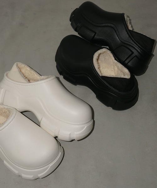 chuclla(チュクラ)の「インナーボア クロッグシューズ chs25a004(その他シューズ・レディース・ブラック/ホワイト・S/M/L)」の22枚目の写真