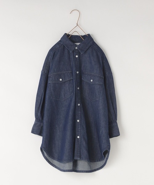 LOWRYS FARM（ローリーズファーム）の「デニムシャツワンピース　 573276（ワンピース・キッズ・ワンウォッシュ/ブルー・110cm/120cm/130cm/140cm/150cm）」の8枚目の写真