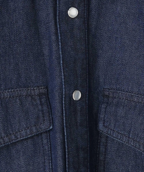 LOWRYS FARM（ローリーズファーム）の「デニムシャツワンピース　 573276（ワンピース・キッズ・ワンウォッシュ/ブルー・110cm/120cm/130cm/140cm/150cm）」の11枚目の写真