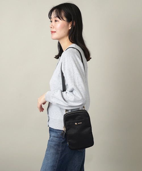 moz（モズ）の「【WEB限定】moz モズ スマホショルダーバッグ（ショルダーバッグ・レディース・ブラック/チャコールグレー/グレイッシュベージュ・ONE SIZE）」の10枚目の写真