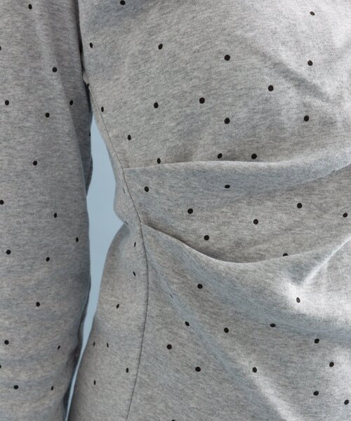 mystic（ミスティック）の「【6色展開 / WEB限定カラーあり！】オフショルロングTシャツ（Tシャツ/カットソー・レディース・ブラック/グレー系その他2/ネイビー/ホワイト/グレー/オフホワイト・FREE/2）」の11枚目の写真