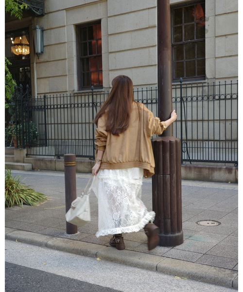 jumelle（ジュメロ）の「ビンテージレーススカート（スカート・レディース・アイボリー・FREE）」の4枚目の写真