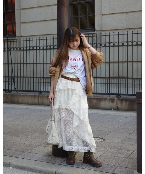 jumelle（ジュメロ）の「ビンテージレーススカート（スカート・レディース・アイボリー・FREE）」の16枚目の写真