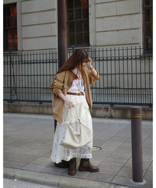 jumelle（ジュメロ）の「ビンテージレーススカート（スカート・レディース・アイボリー・FREE）」の5枚目の写真