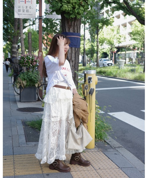 jumelle（ジュメロ）の「ビンテージレーススカート（スカート・レディース・アイボリー・FREE）」の20枚目の写真