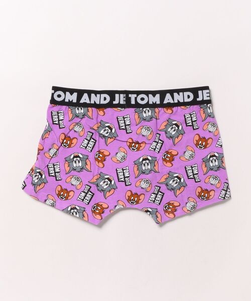Tom＆Jerry（トムアンドジェリー）の「【 Tom & Jerry 】 トム＆ジェリー キャラクター ボクサーパンツ 25S7（ボクサーパンツ・レディース・レッド/グリーン/パープル・MEDIUM/LARGE）」の4枚目の写真