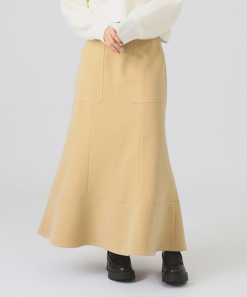 Ray BEAMS(レイビームス)の「ステッチ マーメイド スカート(スカート・レディース・ブラック/ブラウン系その他3/ホワイト系その他6/ライトブルー・1/0)」の3枚目の写真