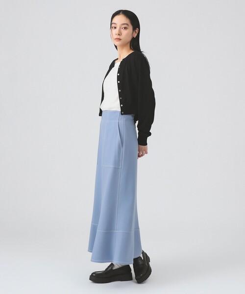 Ray BEAMS(レイビームス)の「ステッチ マーメイド スカート(スカート・レディース・ブラック/ブラウン系その他3/ホワイト系その他6/ライトブルー・1/0)」の14枚目の写真