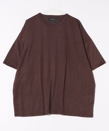 ルーズシルエット TRポンチ ステッチTシャツ