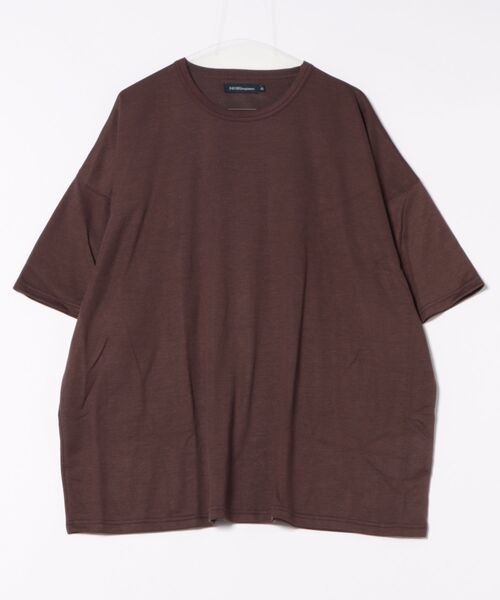 improves(インプローブス)の「ルーズシルエット TRポンチ ステッチTシャツ(Tシャツ/カットソー・メンズ・チャコール/ブラウン/ホワイト/グレー/ブラック/ブルーグレー・LARGE/MEDIUM/X-LARGE)」の6枚目の写真
