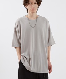 ルーズシルエット TRポンチ ステッチTシャツ