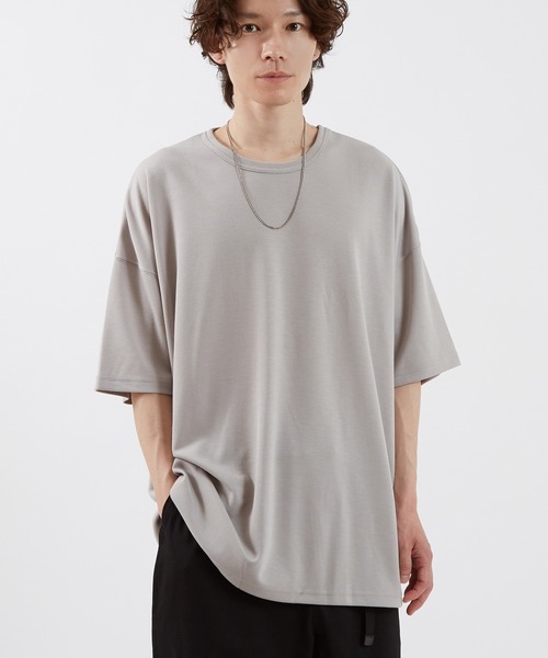 improves(インプローブス)の「ルーズシルエット TRポンチ ステッチTシャツ(Tシャツ/カットソー・メンズ・チャコール/ブラウン/ホワイト/グレー/ブラック/ブルーグレー・LARGE/MEDIUM/X-LARGE)」の3枚目の写真