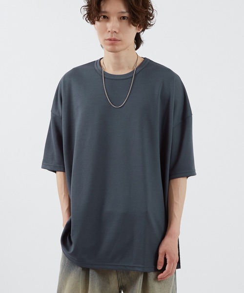 improves(インプローブス)の「ルーズシルエット TRポンチ ステッチTシャツ(Tシャツ/カットソー・メンズ・チャコール/ブラウン/ホワイト/グレー/ブラック/ブルーグレー・LARGE/MEDIUM/X-LARGE)」の4枚目の写真