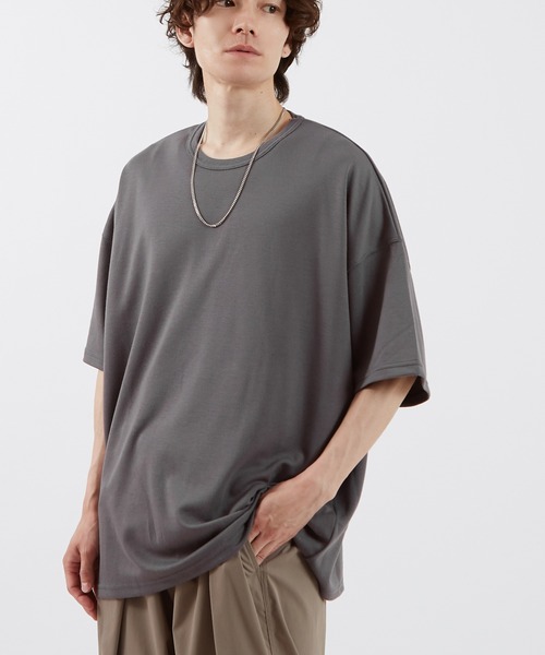 improves(インプローブス)の「ルーズシルエット TRポンチ ステッチTシャツ(Tシャツ/カットソー・メンズ・チャコール/ブラウン/ホワイト/グレー/ブラック/ブルーグレー・LARGE/MEDIUM/X-LARGE)」の17枚目の写真