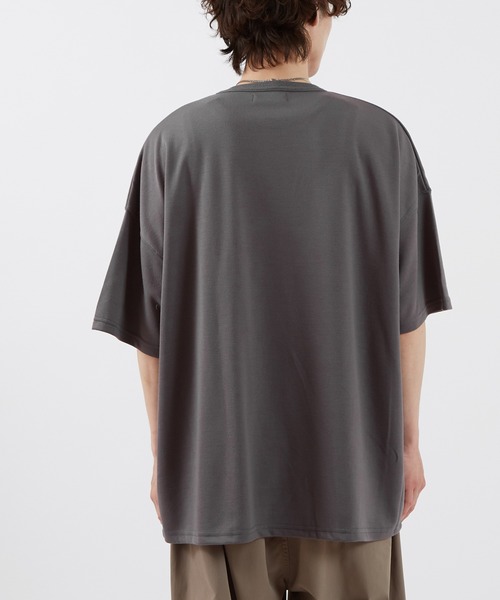 improves(インプローブス)の「ルーズシルエット TRポンチ ステッチTシャツ(Tシャツ/カットソー・メンズ・チャコール/ブラウン/ホワイト/グレー/ブラック/ブルーグレー・LARGE/MEDIUM/X-LARGE)」の19枚目の写真