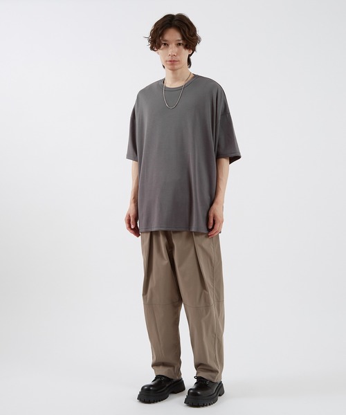 improves(インプローブス)の「ルーズシルエット TRポンチ ステッチTシャツ(Tシャツ/カットソー・メンズ・チャコール/ブラウン/ホワイト/グレー/ブラック/ブルーグレー・LARGE/MEDIUM/X-LARGE)」の20枚目の写真