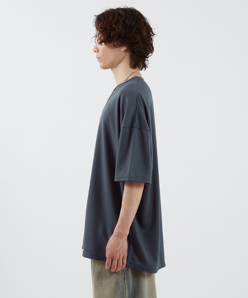 improves(インプローブス)の「ルーズシルエット TRポンチ ステッチTシャツ(Tシャツ/カットソー・メンズ・チャコール/ブラウン/ホワイト/グレー/ブラック/ブルーグレー・LARGE/MEDIUM/X-LARGE)」の14枚目の写真