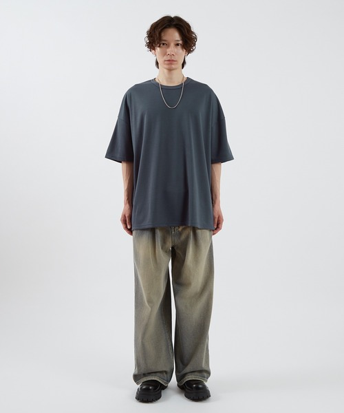 improves(インプローブス)の「ルーズシルエット TRポンチ ステッチTシャツ(Tシャツ/カットソー・メンズ・チャコール/ブラウン/ホワイト/グレー/ブラック/ブルーグレー・LARGE/MEDIUM/X-LARGE)」の16枚目の写真