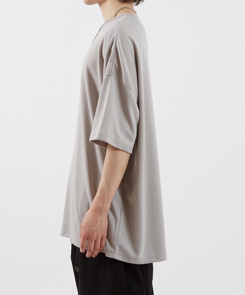 improves(インプローブス)の「ルーズシルエット TRポンチ ステッチTシャツ(Tシャツ/カットソー・メンズ・チャコール/ブラウン/ホワイト/グレー/ブラック/ブルーグレー・LARGE/MEDIUM/X-LARGE)」の9枚目の写真