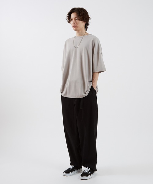 improves(インプローブス)の「ルーズシルエット TRポンチ ステッチTシャツ(Tシャツ/カットソー・メンズ・チャコール/ブラウン/ホワイト/グレー/ブラック/ブルーグレー・LARGE/MEDIUM/X-LARGE)」の12枚目の写真