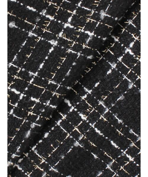 ツイードラップミニスカート