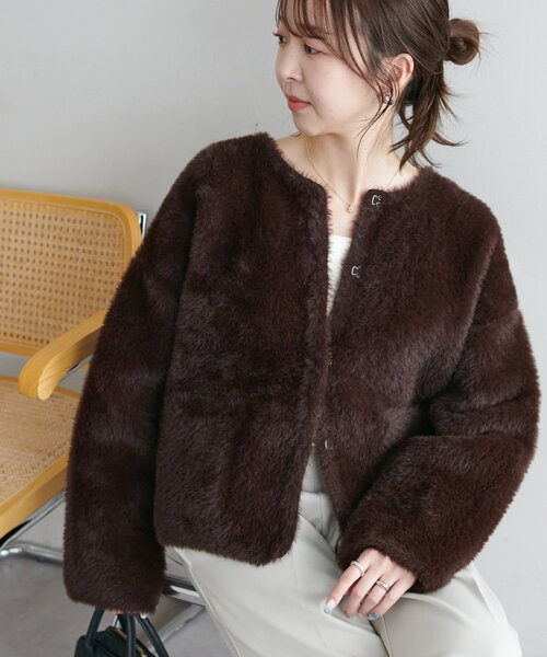 ミンクライクカーディガン（カーディガン/ボレロ）｜DISCOAT（ディス