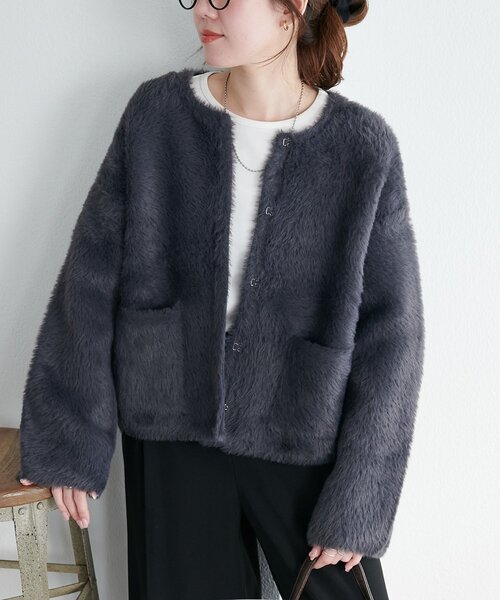 ミンクライクカーディガン（カーディガン/ボレロ）｜DISCOAT（ディス