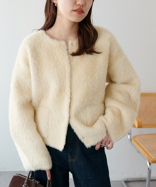 セール】ミンクライクカーディガン（カーディガン/ボレロ）｜DISCOAT