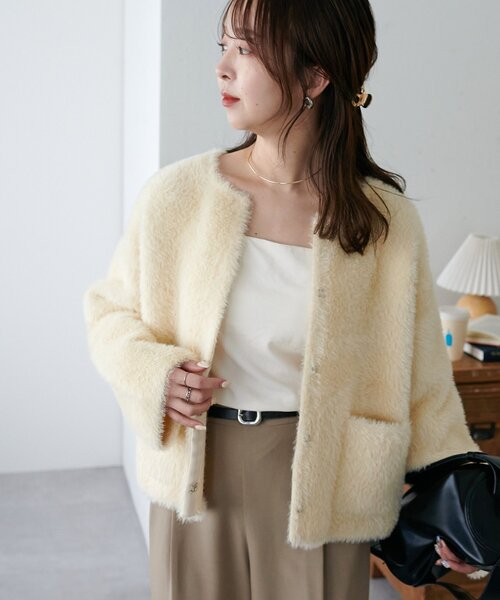 ミンクライクカーディガン（カーディガン/ボレロ）｜DISCOAT（ディス