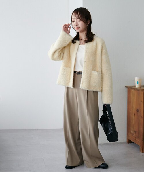 ミンクライクカーディガン（カーディガン/ボレロ）｜DISCOAT（ディス