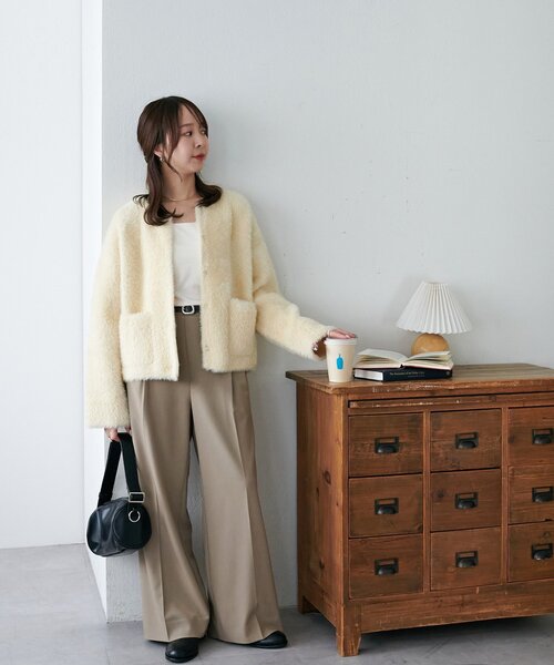 ミンクライクカーディガン（カーディガン/ボレロ）｜DISCOAT（ディス