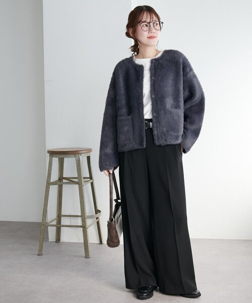 セール】ミンクライクカーディガン（カーディガン/ボレロ）｜DISCOAT