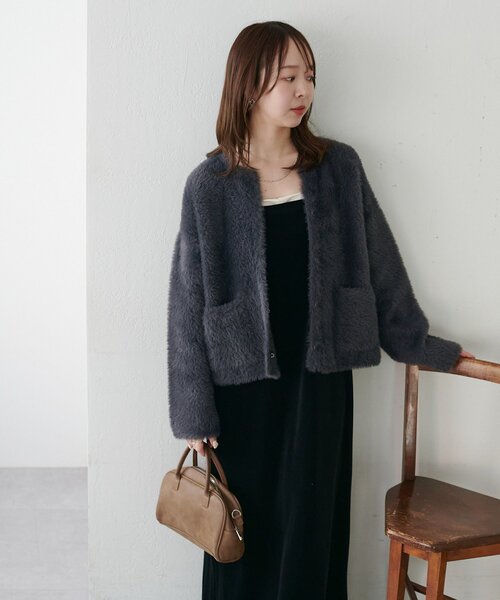 ■新品タグ付き ■ミンクヤーン■M　ミンク　毛皮■ジャケット/カーディガン 楽天市場】ミンク（カーディガン・ボレロ｜トップス）：レディース