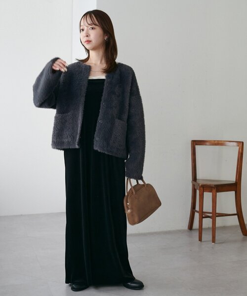 ミンクライクカーディガン（カーディガン/ボレロ）｜DISCOAT（ディス