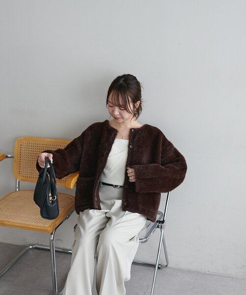 セール】ミンクライクカーディガン（カーディガン/ボレロ）｜DISCOAT