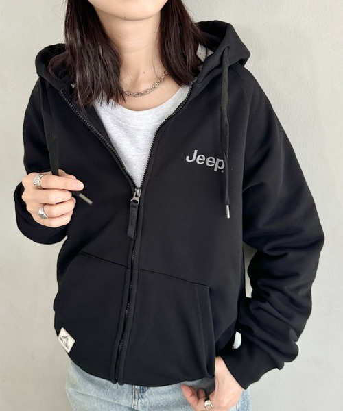 セール】【日本未発売/WEB限定】JEEP(ジープ)/ロゴ刺繍 フルジップ