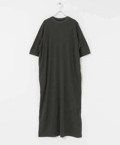 かぐれ（カグレ）の「『2サイズ展開』コクーンスリーブストレートワンピース（ワンピース・レディース・ブラック/チャコールグレー・0/1）」の11枚目の写真
