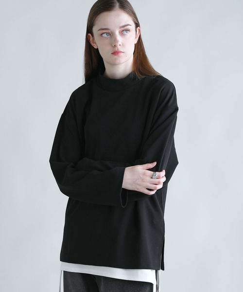 ドライアムンゼンモックネックカットソー(Tシャツ/カットソー ドライアムンゼンモックネックカットソー(Tシャツ/カットソー