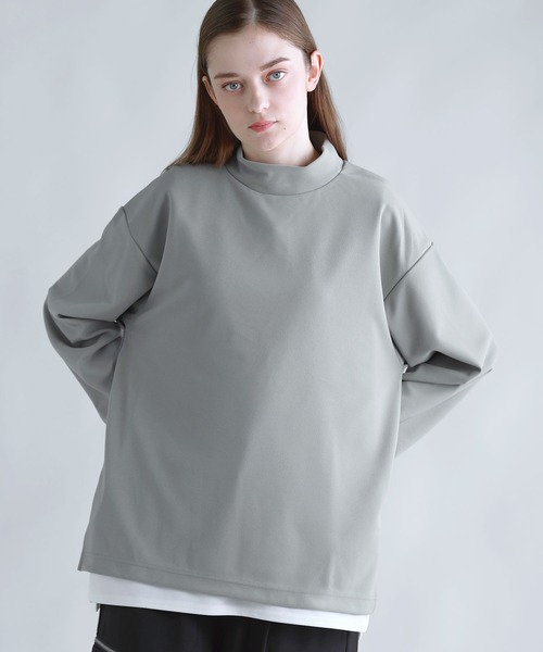 てるおか ドライアムンゼンモックネックカットソー（Tシャツ/カットソー