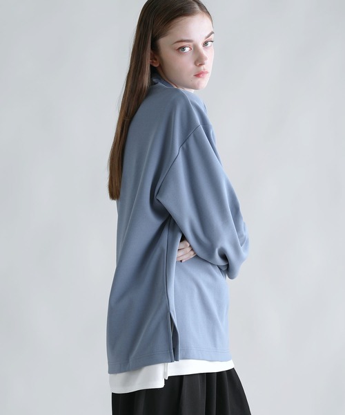 SOCCE(ソーシー)の「ドライアムンゼンモックネックカットソー(Tシャツ/カットソー・メンズ・ブラック/チャコール/ライトグレー/ホワイト/ブルーグレー・XL/L/M/S)」の15枚目の写真