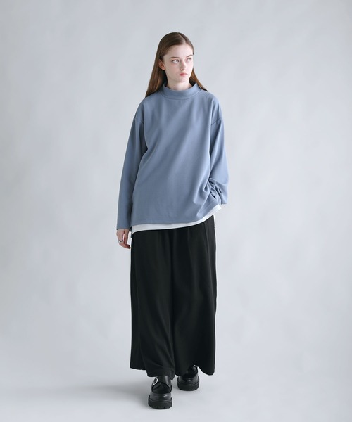 SOCCE(ソーシー)の「ドライアムンゼンモックネックカットソー(Tシャツ/カットソー・メンズ・ブラック/チャコール/ライトグレー/ホワイト/ブルーグレー・XL/L/M/S)」の17枚目の写真