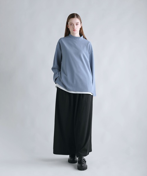 SOCCE(ソーシー)の「ドライアムンゼンモックネックカットソー(Tシャツ/カットソー・メンズ・ブラック/チャコール/ライトグレー/ホワイト/ブルーグレー・XL/L/M/S)」の18枚目の写真