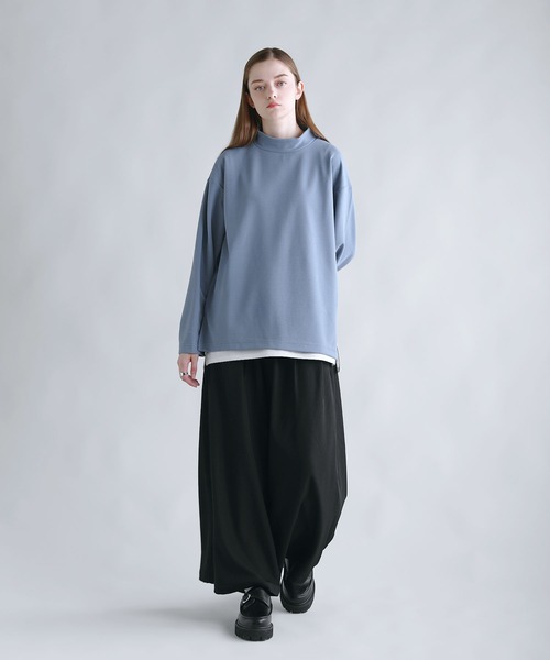 SOCCE(ソーシー)の「ドライアムンゼンモックネックカットソー(Tシャツ/カットソー・メンズ・ブラック/チャコール/ライトグレー/ホワイト/ブルーグレー・XL/L/M/S)」の20枚目の写真