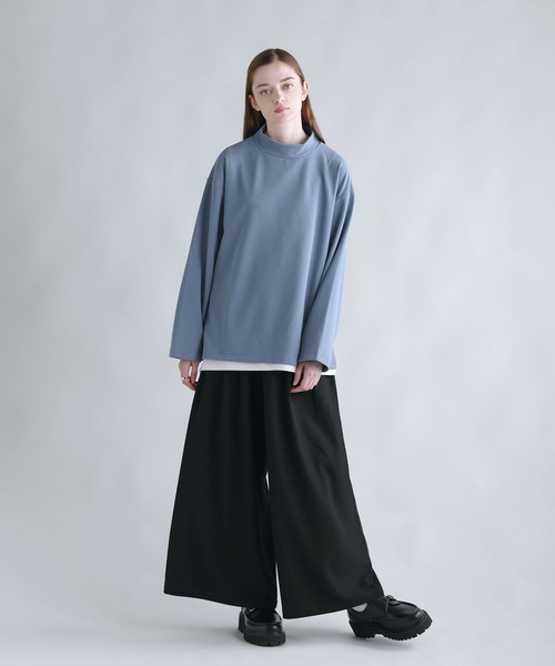 SOCCE(ソーシー)の「ドライアムンゼンモックネックカットソー(Tシャツ/カットソー・メンズ・ブラック/チャコール/ライトグレー/ホワイト/ブルーグレー・XL/L/M/S)」の22枚目の写真