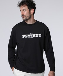 ロングスリーブ センターブロックロゴTシャツ