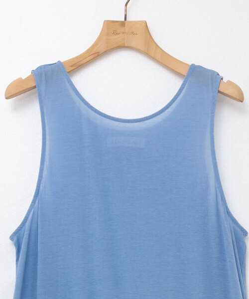 Rie Miller（リエミラー）の「顔料染マキシ丈ワンピース（ワンピース・レディース・サックスブルー/チャコールグレー・38）」の22枚目の写真