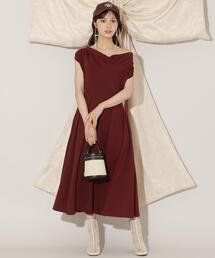 ２WAYドレープカットワンピース