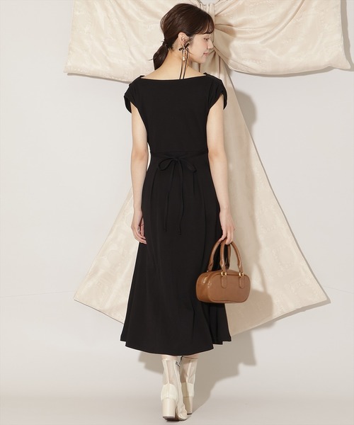 WILLSELECTION（ウィルセレクション）の「２WAYドレープカットワンピース（ワンピース・レディース・ダークブラウン/ボルドー/ブラック・FREE）」の5枚目の写真