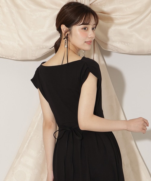 WILLSELECTION（ウィルセレクション）の「２WAYドレープカットワンピース（ワンピース・レディース・ダークブラウン/ボルドー/ブラック・FREE）」の7枚目の写真