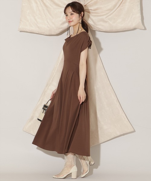 WILLSELECTION（ウィルセレクション）の「２WAYドレープカットワンピース（ワンピース・レディース・ダークブラウン/ボルドー/ブラック・FREE）」の10枚目の写真